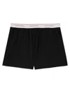 Dsquared2 Elastic Waistband Block Boxer Shorts In Black