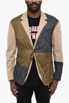 Dsquared2 Color Block Unlined 2 Buttons Blazer