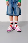Dsquared2 Colorblock Bumper Low Top Sneakers In Pink