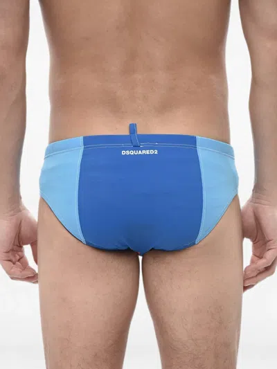 Dsquared2 Color-block Logo-print Swim Briefs In Multi