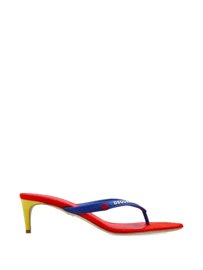 Dsquared2 Colour-block Sandals In Multi