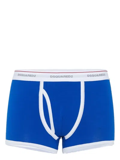 Dsquared2 Colourblock Boxers In Blue