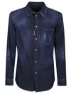Dsquared2 Long Sleeves Button-up Shirt With Chest Pocket