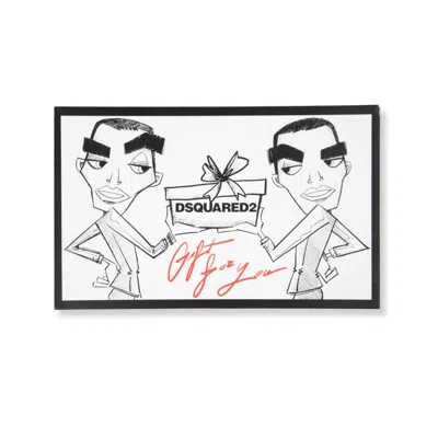 Dsquared2 Compact Cardholder With Gift Box Presentation In White