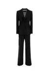 Dsquared2 Tailored Wool Blend Suit Jacket In Black
