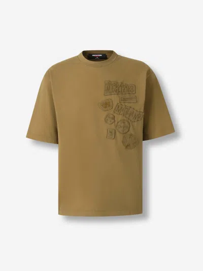 Dsquared2 Contemporary Design T-shirt In Brown