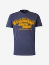 Dsquared2 Flocked Logo T-shirt In Logo Printed On The Front