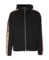 Dsquared2 Cotton Jacket With Coulisse And Band Logo In Black