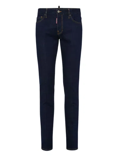 DSQUARED2 CONTRAST-STITCHING JEANS