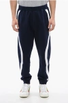 Dsquared2 Contrasting Band Relax Fit Brushed Cotton Joggers