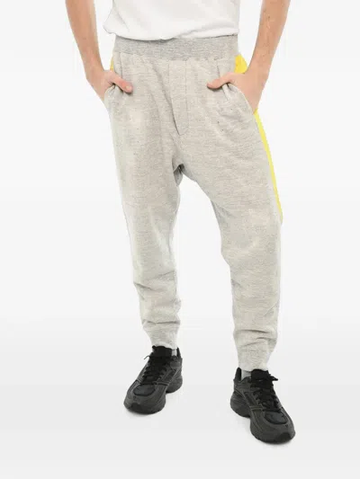 Dsquared2 Contrast-stripe Track Pants In Gray
