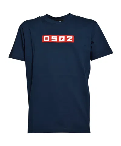 DSQUARED2 DSQUARED2 D2 LOGO PATCH CREWNECK T-SHIRT