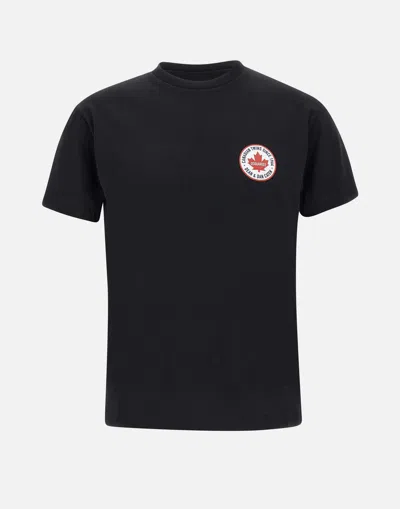 Dsquared2 Cool Fit Cotton T Shirt In Black