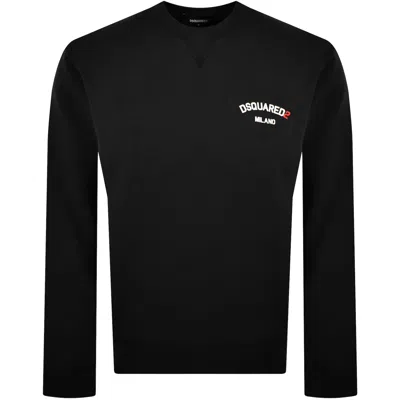 Dsquared2 Cool Fit Crewneck Sweatshirt Black
