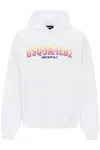 Dsquared2 Dsquared White Cotton Sweatshirt In Bianco