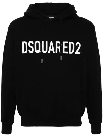 Dsquared2 Black Cool Sweat Hoodie With Logo