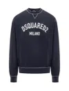Dsquared2 Cool Fit Logo Sweatshirt In Navy Blue
