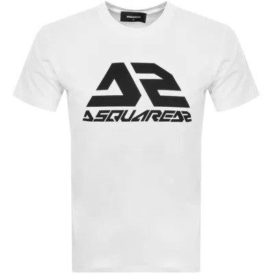 DSQUARED2 DSQUARED2 COOL FIT LOGO T SHIRT WHITE