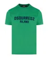 Dsquared2 Cool Fit Milano T-shirt In Green