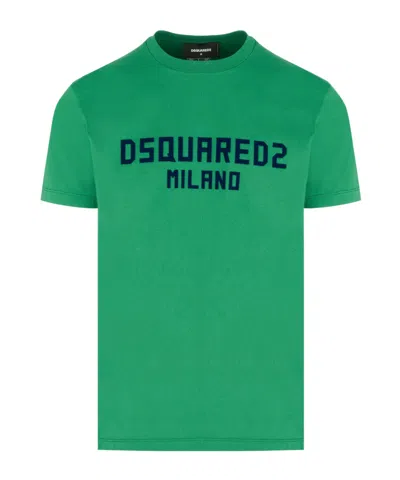 Dsquared2 Cool Fit Milano T-shirt In Green