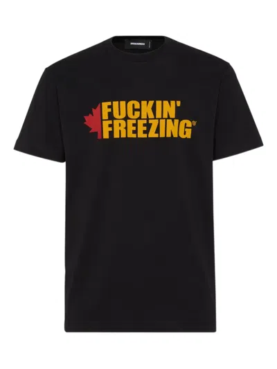 DSQUARED2 COOL FIT SLOGAN T-SHIRT