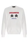 Dsquared2 Arcade Twins-print Sweatshirt In White