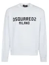 Dsquared2 Dsquared White Cotton Sweatshirt
