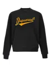 Dsquared2 Wool Pullover With Logo In Negro