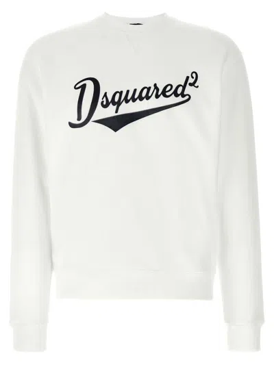 Dsquared2 Cool Fit Sweatshirt In White