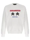 Dsquared2 Arcade Twins-print Sweatshirt In White