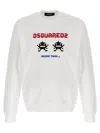 Dsquared2 Arcade Twins-print Sweatshirt In White