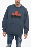 Dsquared2 Logo Printed Crewneck Sweatshirt In Blue