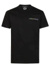 Dsquared2 Palm Beach Printed Cotton T-shirt In Black
