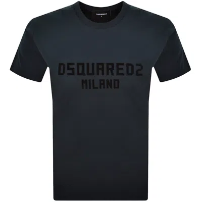 Dsquared2 Cool Fit T Shirt Navy In Blue