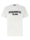 Dsquared2 Logo Printed Crewneck T-shirt In White