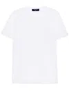 Dsquared2 Raised-logo Cotton T-shirt In White