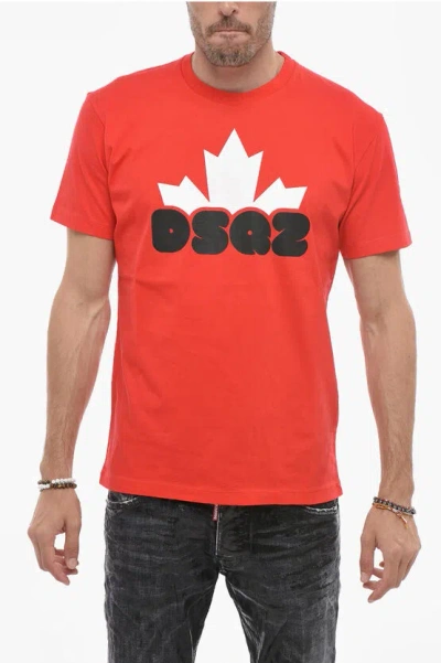 Dsquared2 Cool Fit T-shirt With Logo Print In Red
