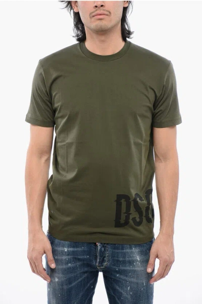 Dsquared2 Cool-fit T-shirt With Logo Print In Green