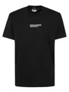 Dsquared2 'cool Fit Tee' Black T-shirt With Logo Print On The Front In Black