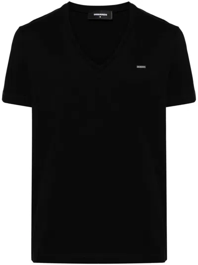 Dsquared2 Cool Fit Cotton T-shirt In Black