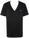 Dsquared2 V-neck T-shirt Short Sleeves In Black