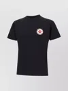 Dsquared2 Men Black T-shirt With Chest Logo Application In Cotton Man In Black