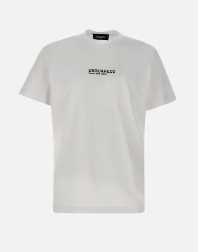 Dsquared2 Cool Fit Tee Cotton T Shirt In White