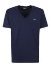 Dsquared2 Cool Fit Cotton T-shirt In Dark Blue