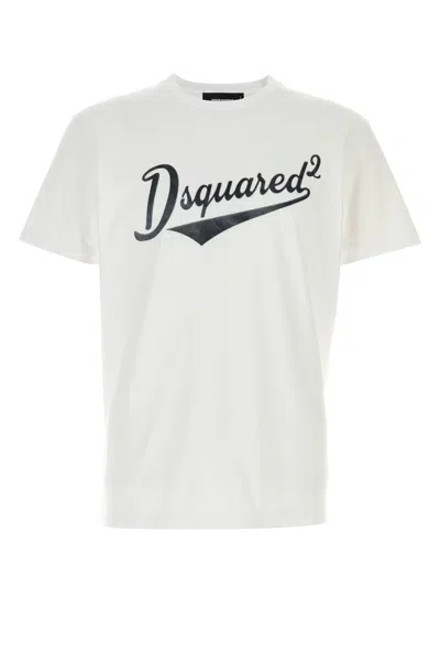 DSQUARED2 DSQUARED WHITE COTTON T-SHIRT
