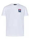 Dsquared2 Short Sleeve Cotton T-shirt In White