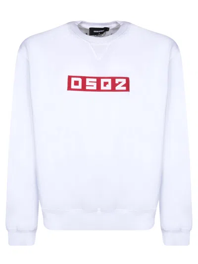 Dsquared2 Cool Fit White Sweatshirt