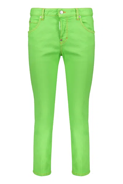 Dsquared2 Cool Girl 5-pocket Jeans In Green