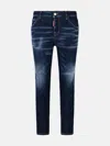 Dsquared2 Skater Mid-rise Slim Jeans In Blue