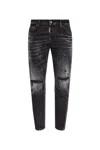 Dsquared2 Cool Girl Black Cotton Blend Jeans